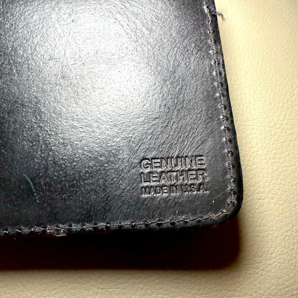 Bulldog Vintage Leather Biker Wallet "Bad to the Bone" - Great Condition - Picture 8 of 8